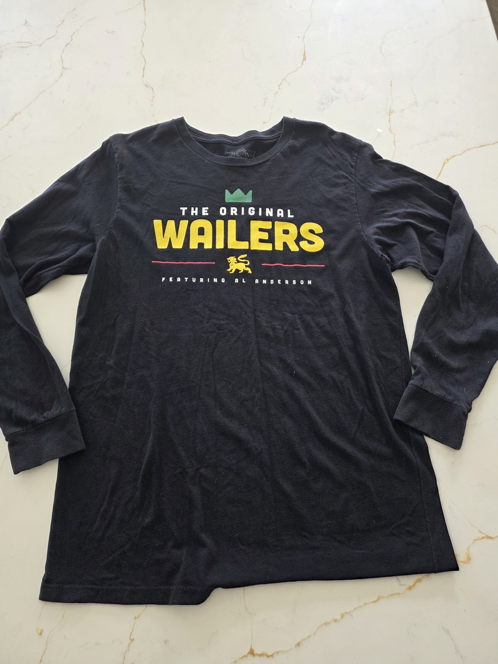 The Original Wailers Black Long Sleeve Graphic Shirt